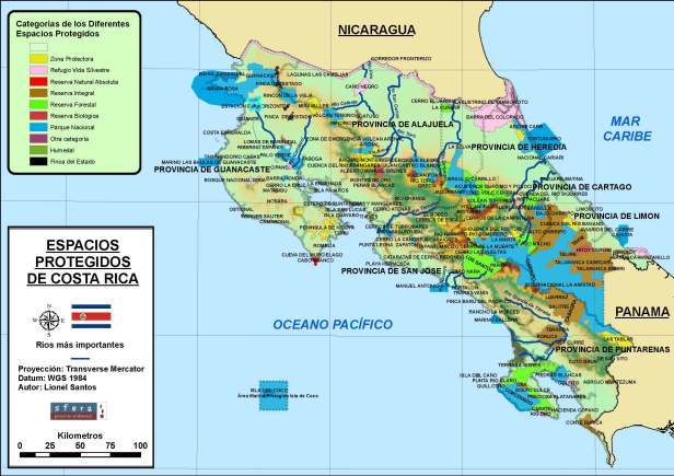 TAREA 3  Mapa de espacios protegidos Costa Rica v 2